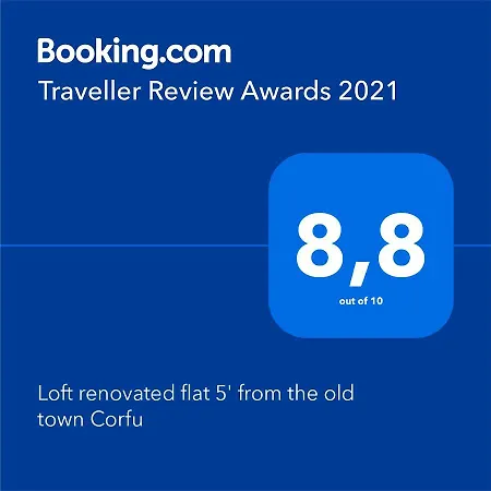 Apartamento Loft Renovated Flat 5' From The Old Town Corfu Corfu (city)
